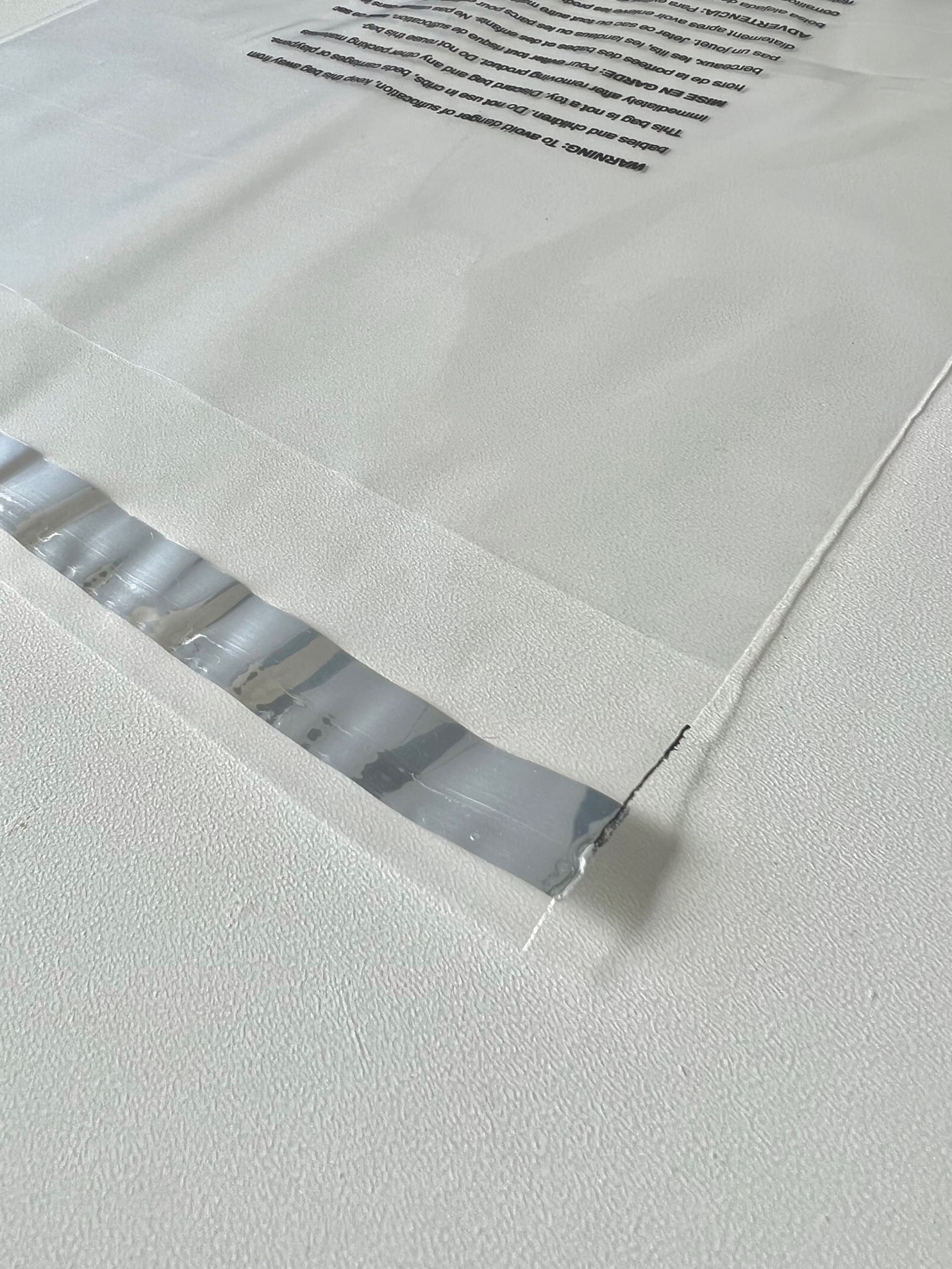 Metalized Stripe Bags